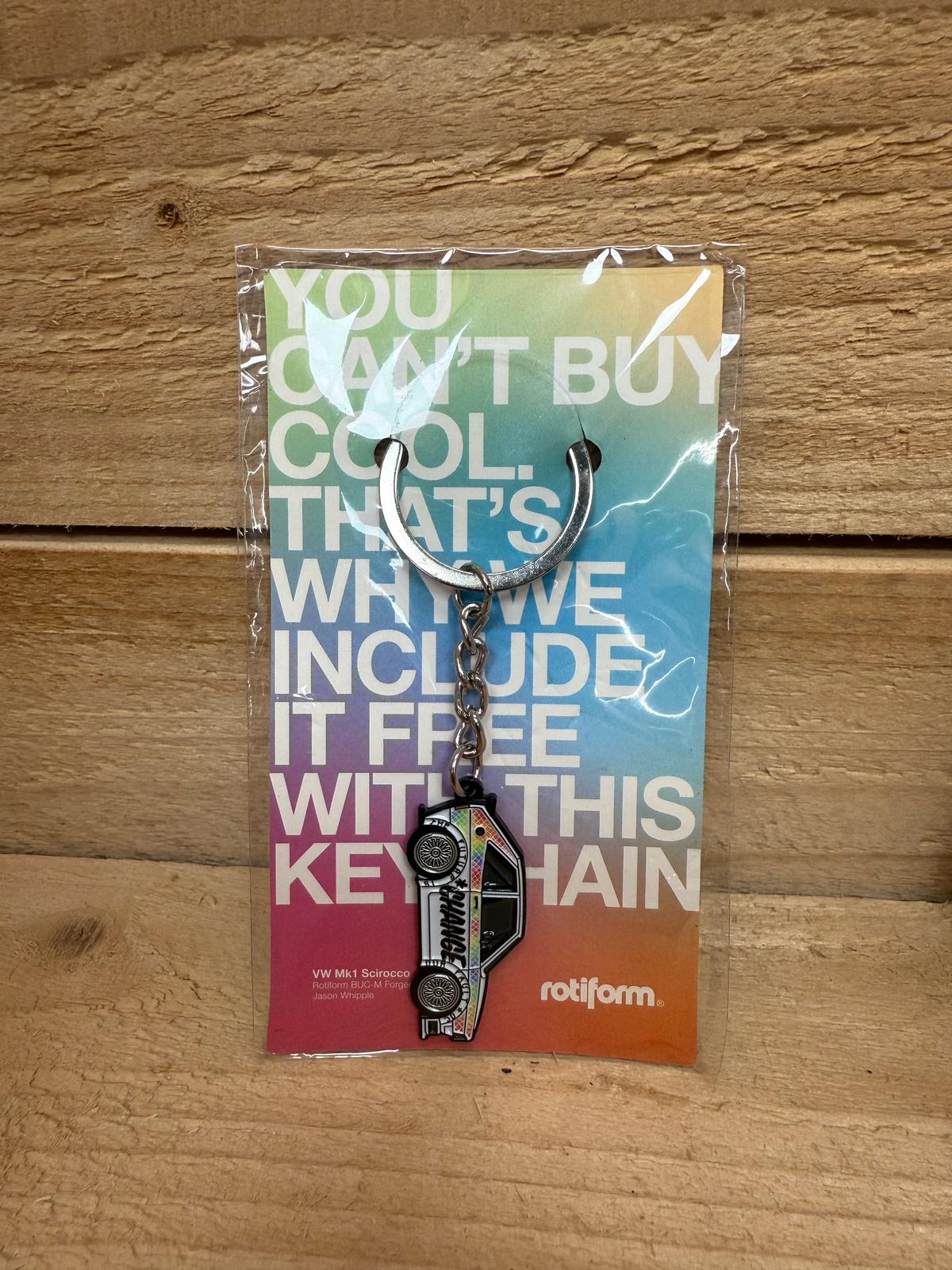 Rotiform VW Mk1 Scirocco keychain