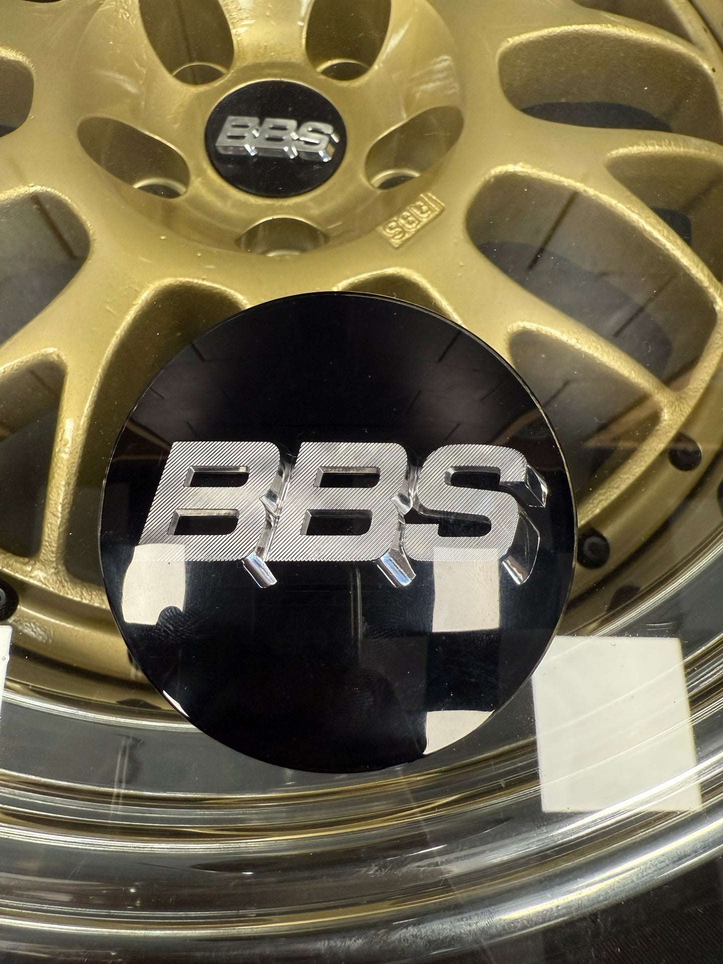 BBS 70.6mm old style / Chrome Centercaps Badges Logos Self Leveling