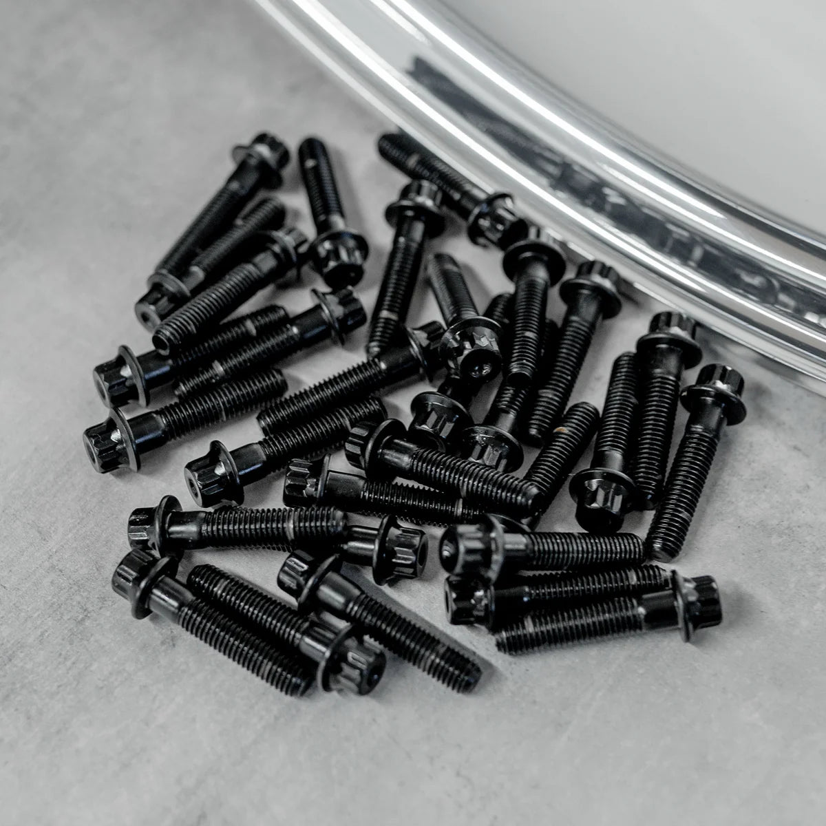 M7 32mm Steel Assembly Hardware (chrome, black, gold)