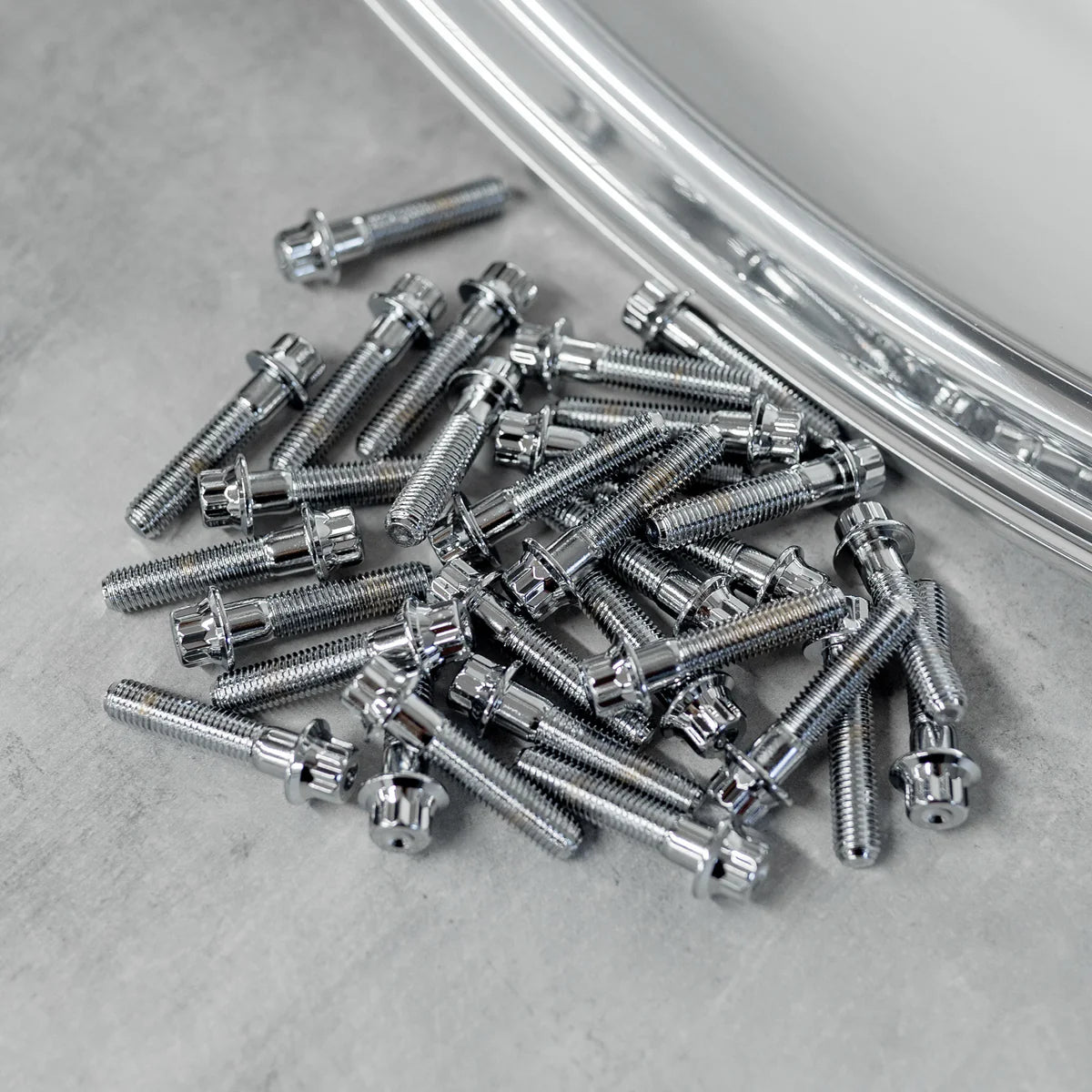 M7 32mm Steel Assembly Hardware (chrome, black, gold)