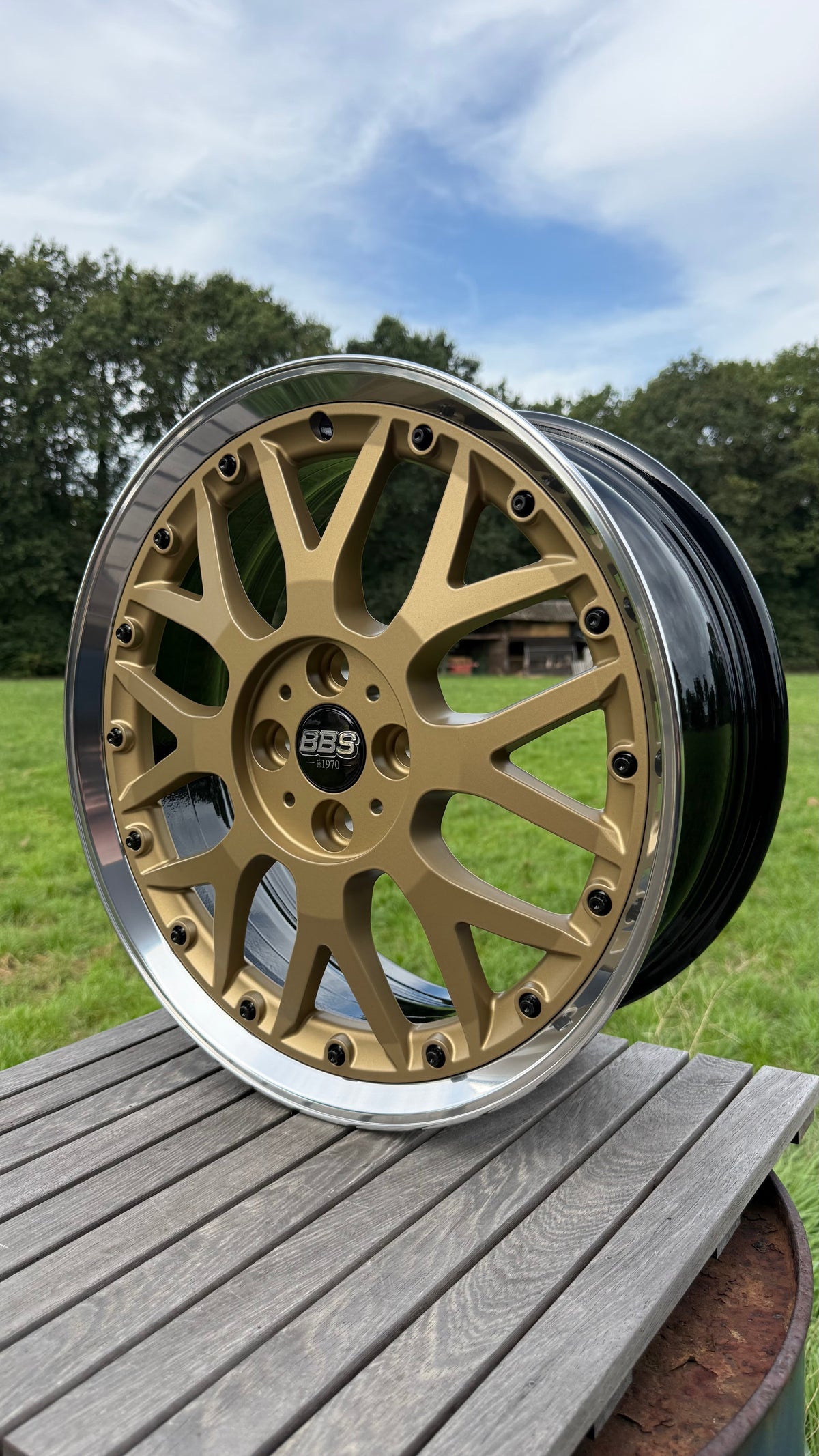 17” Custom Mini Cross Spoke 4x100 wheels ( BBS RS 873 )
