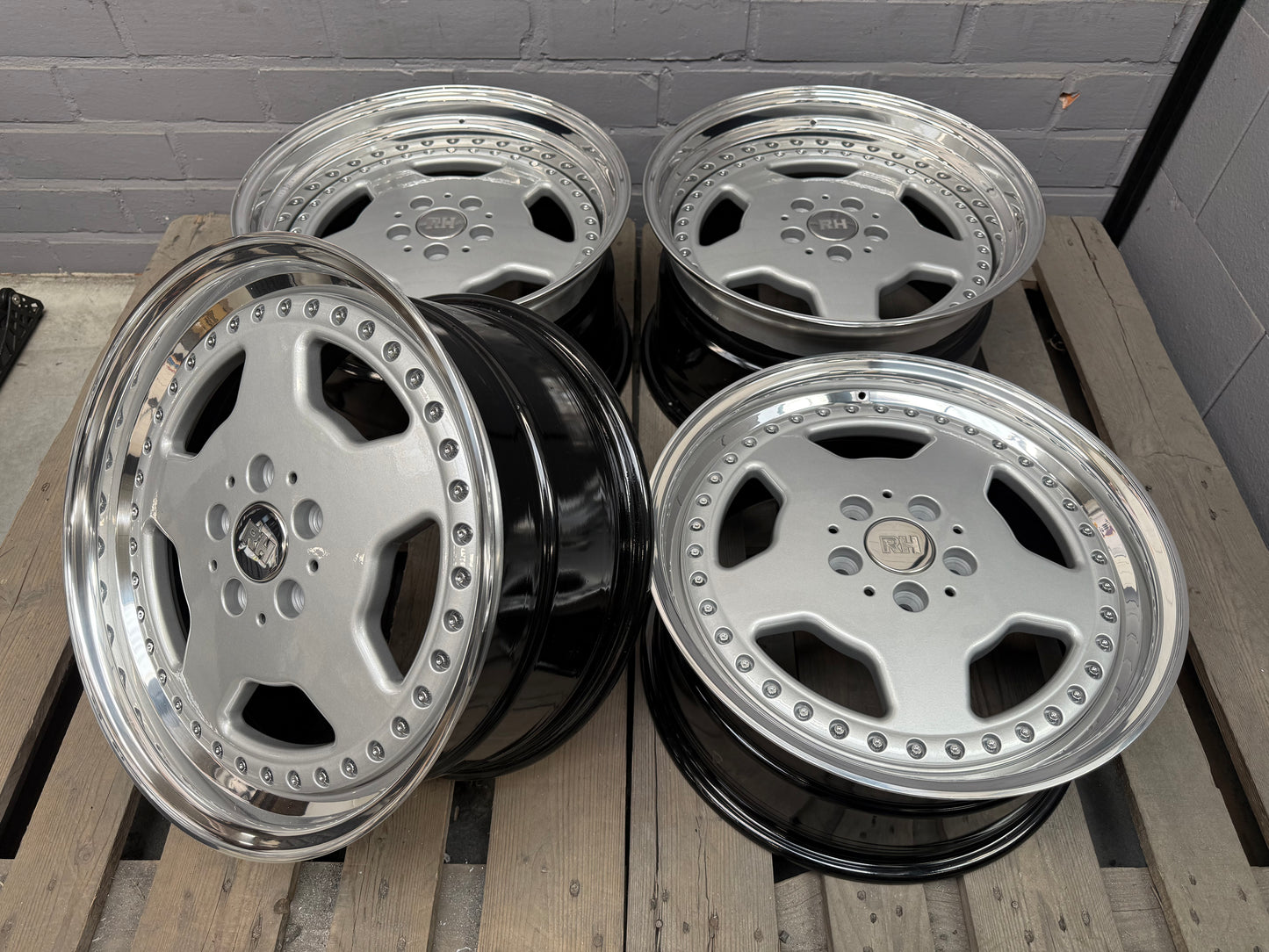 18” RH ZW2 Topline 5x112 wheels ( Mercedes AMG Aero Look )