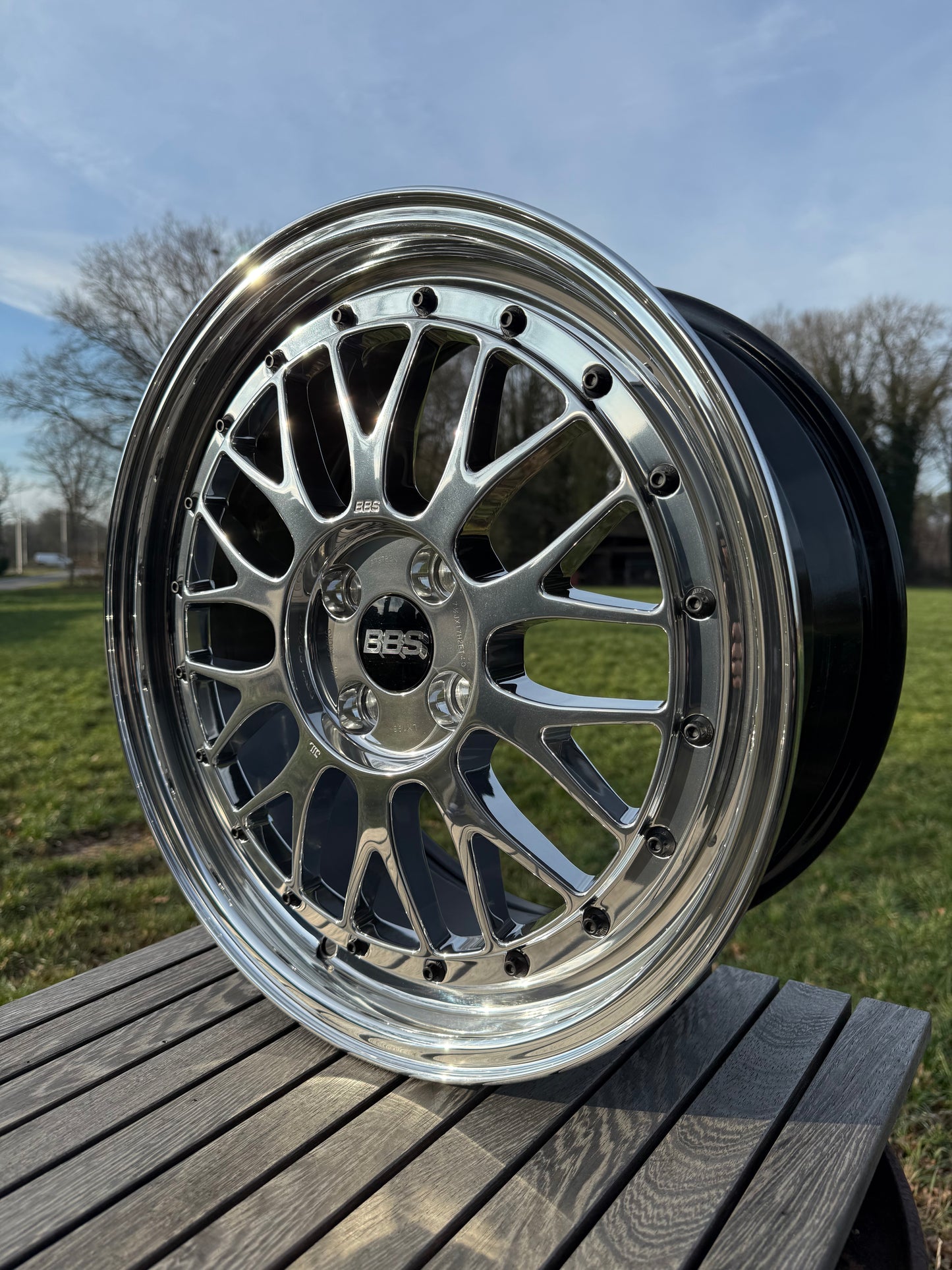 17” BBS LM 4x100 wheels ( LM 198 )
