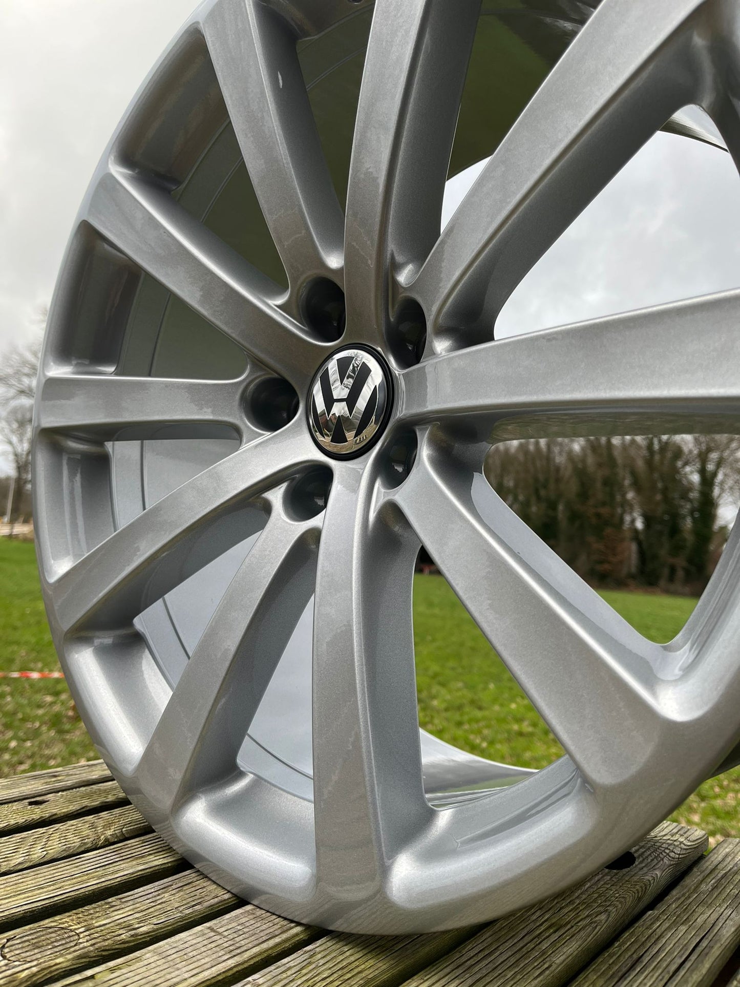 19” Original Vw Omanyt 5x112 Wheels ( Tiguan R36 R32 )