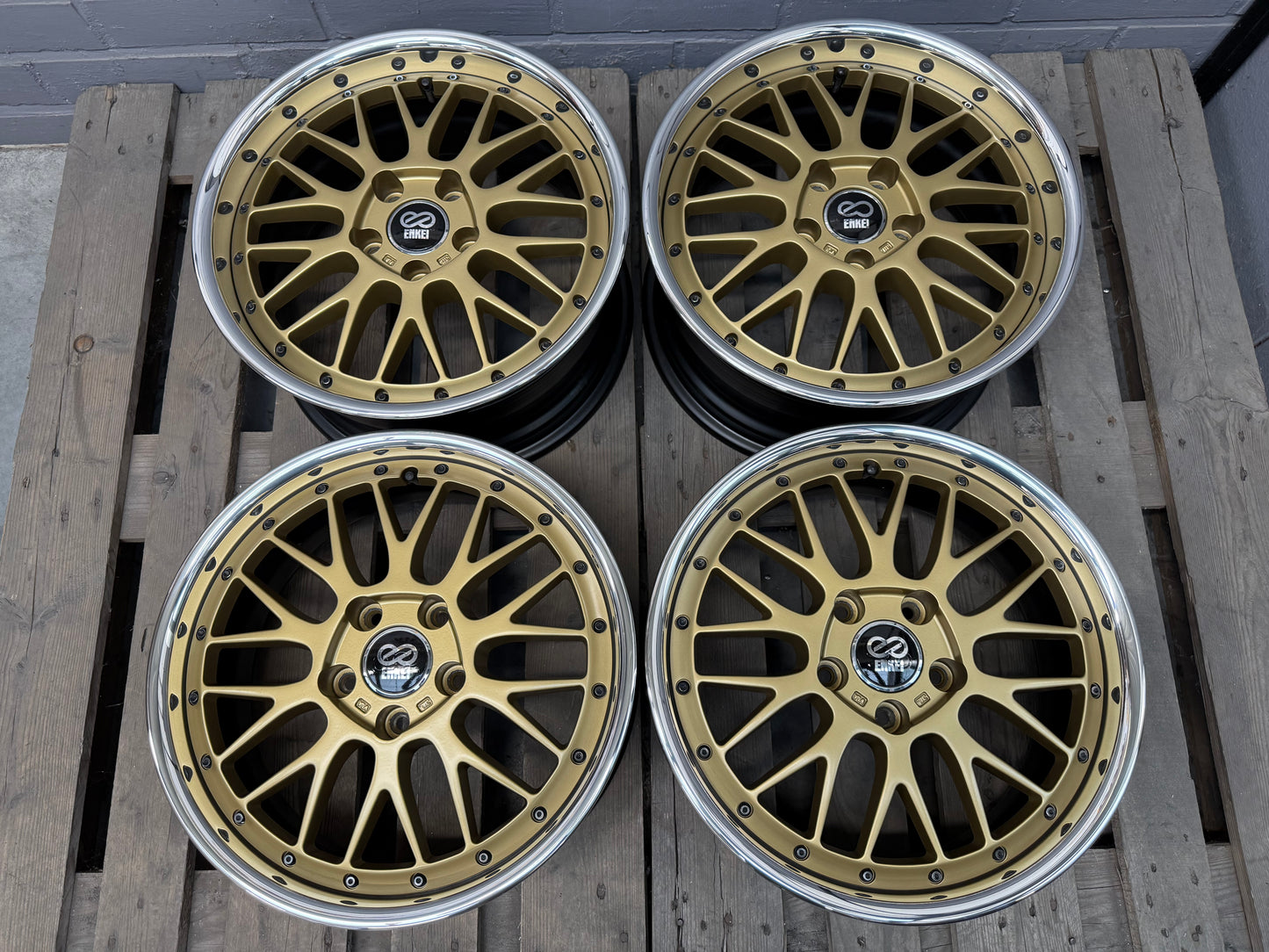 17” Enkei Algernon 5x114.3 wheels