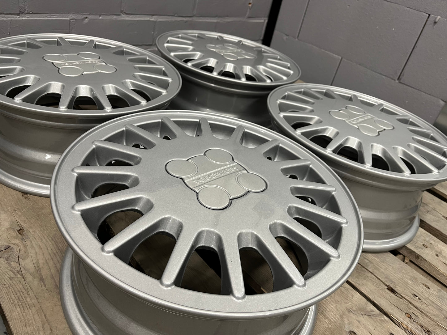 15” Vw Sebring G60 4x100 wheels ( Rallye Golf Corrado )