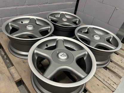16” Brock B1 4x100 wheels