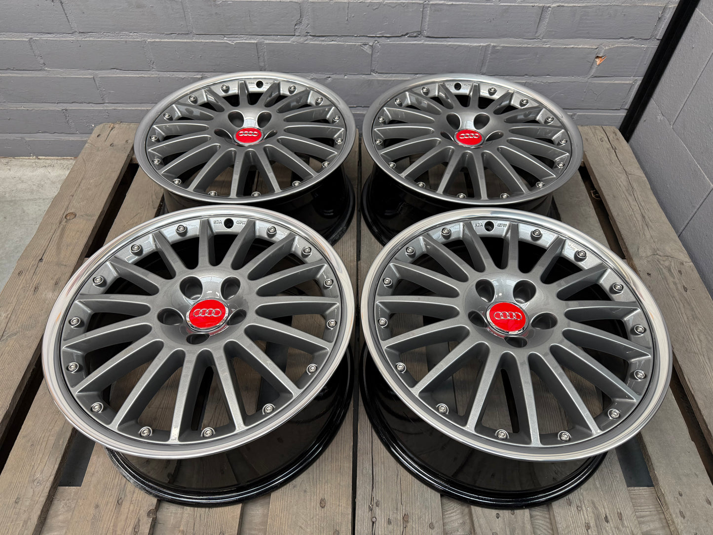 18” Audi Calito 5x112 wheels ( BBS RT250 )