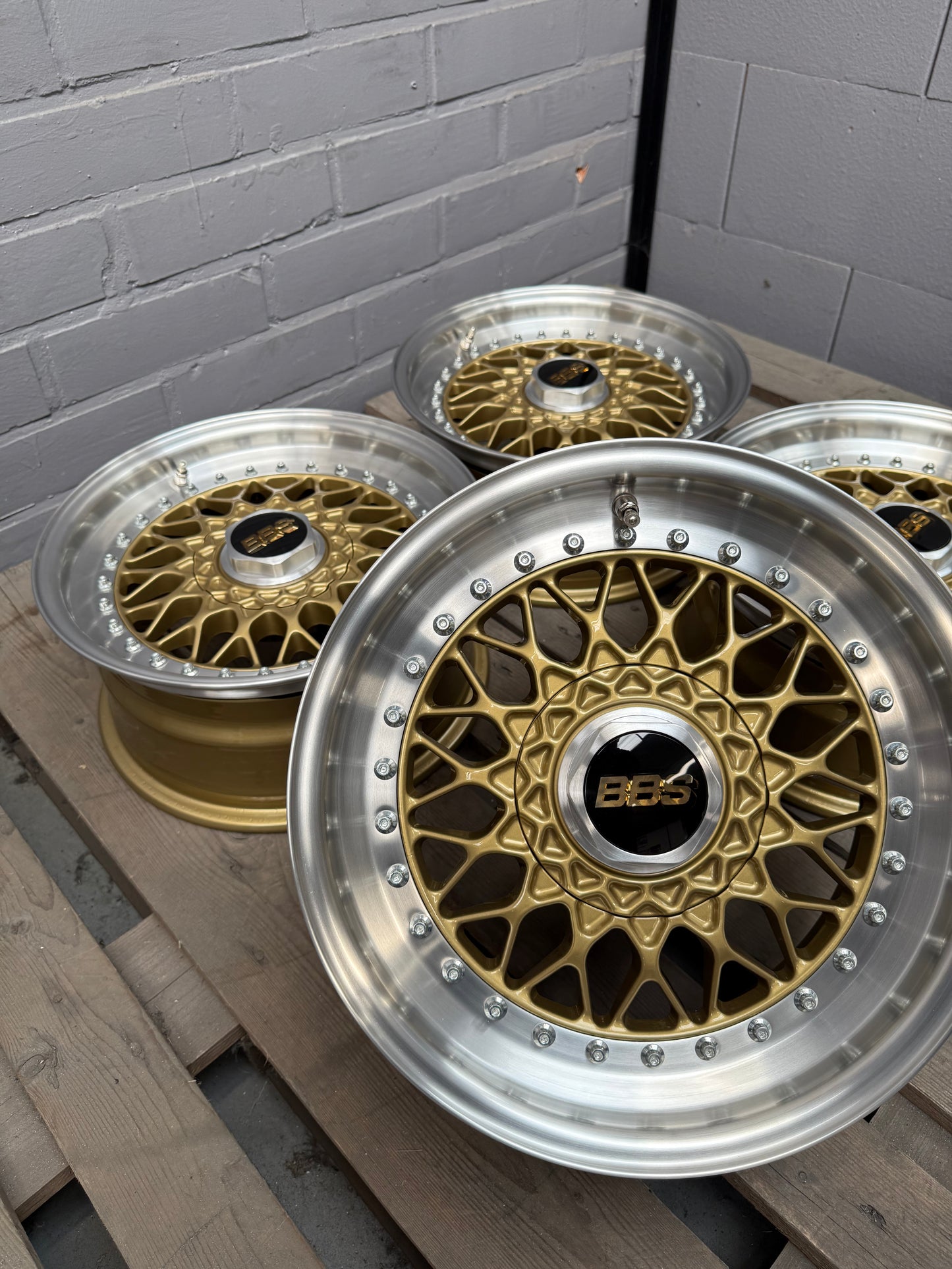15” Original BBS RS 4x100 wheels ( RS 070 )