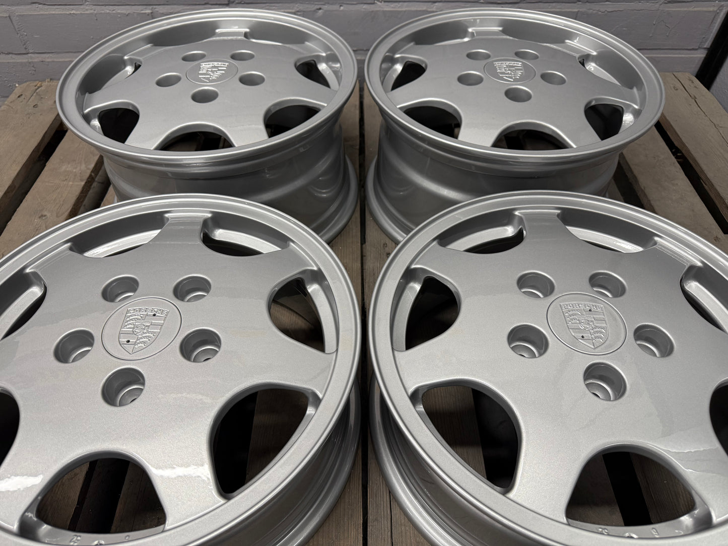 16” Porsche 964 C2 5x130 wheels