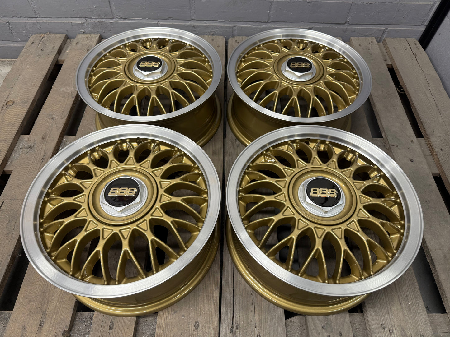 15” BBS RZ 4x100 wheels ( RZ 433 )