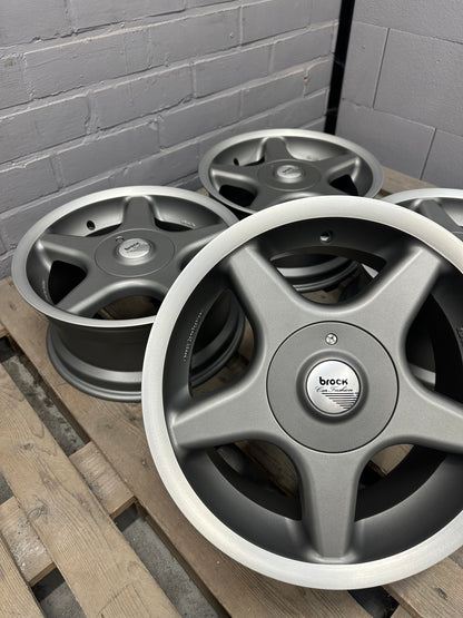 16” Brock B1 4x100 wheels