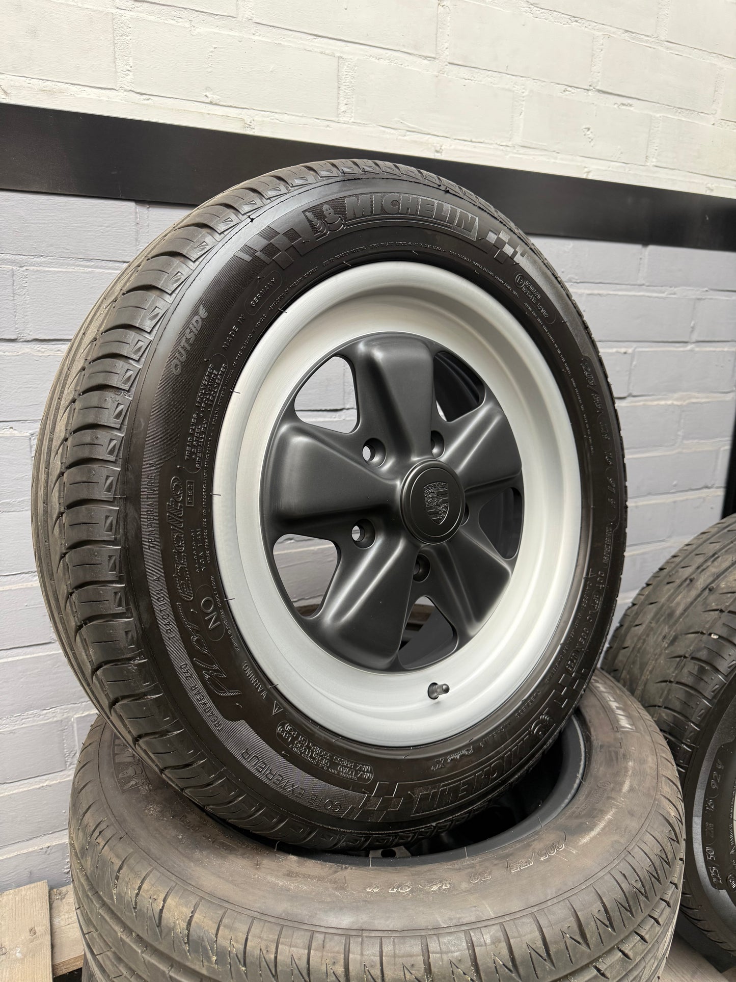 16” Original Porsche 911 Fuchs wheels ( 5x130 ) + Michelin Tires