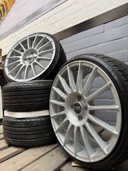 17” Oz Superturismo 4x100 wheels ( Nankang 185/35r17 )
