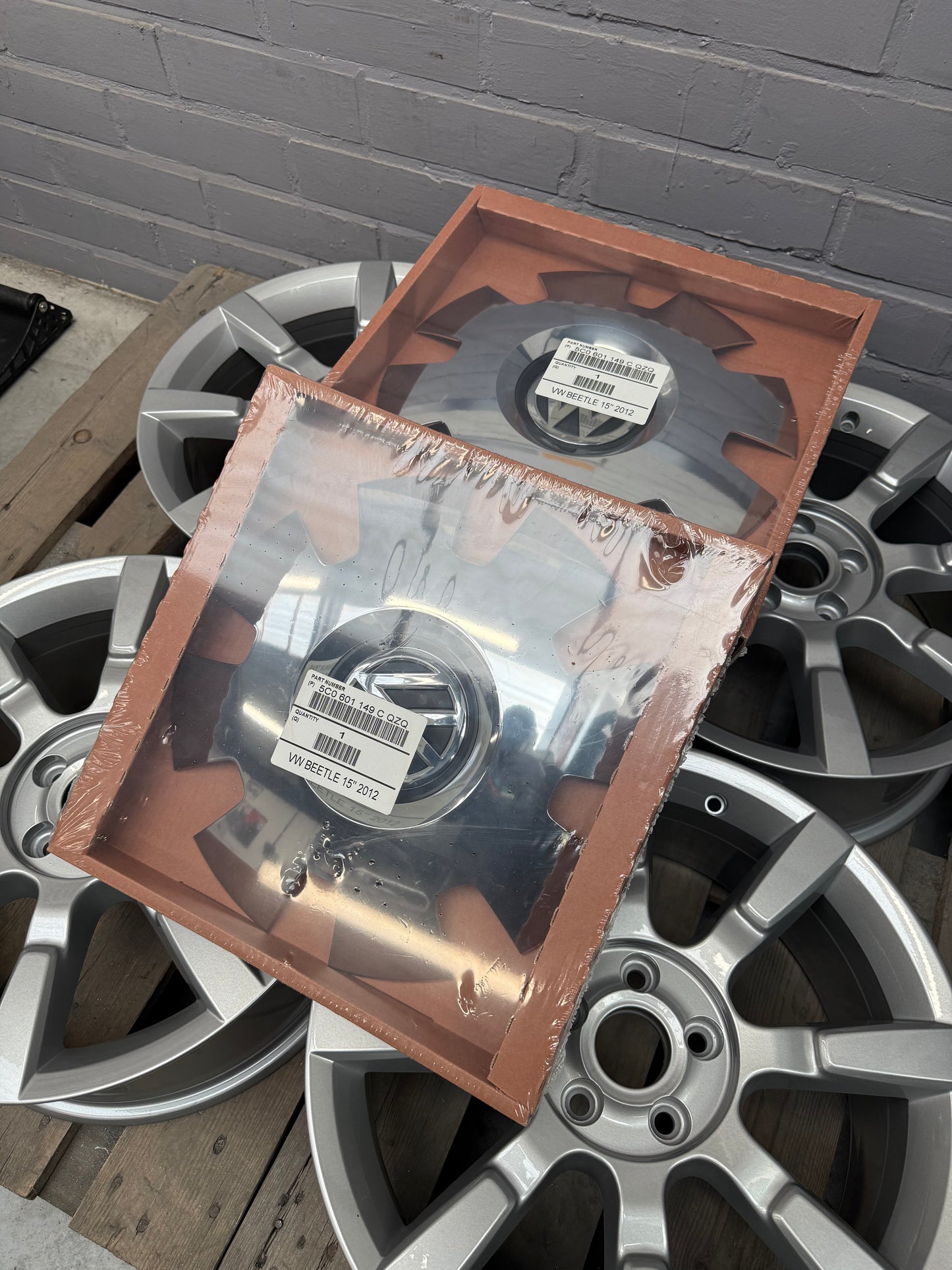 18” Vw Beetle 5x112 wheels ( Disk )