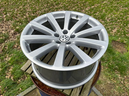 19” Original Vw Omanyt 5x112 Wheels ( Tiguan R36 R32 )