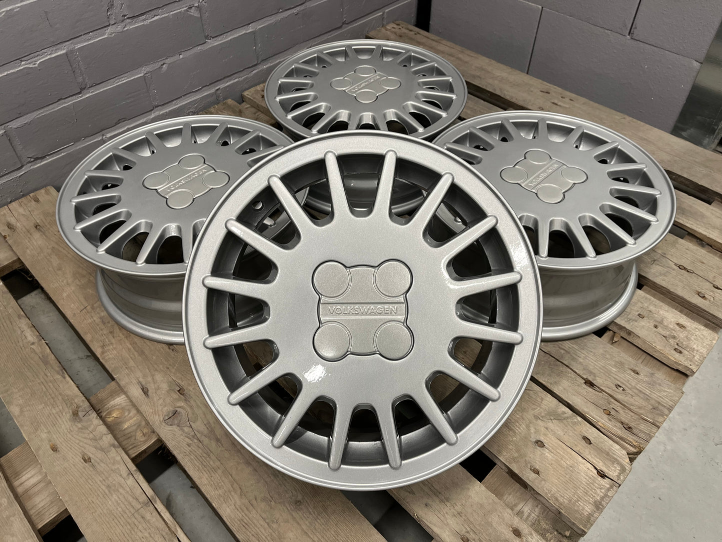 15” Vw Sebring G60 4x100 wheels ( Rallye Golf Corrado )