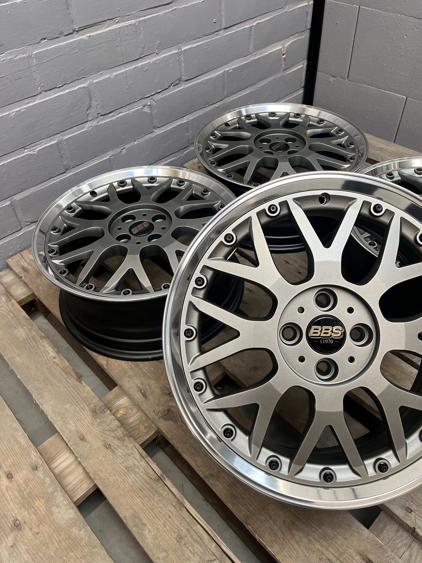 17” Custom mini cross spoke 4x100 wheels ( BBS RS 873 )