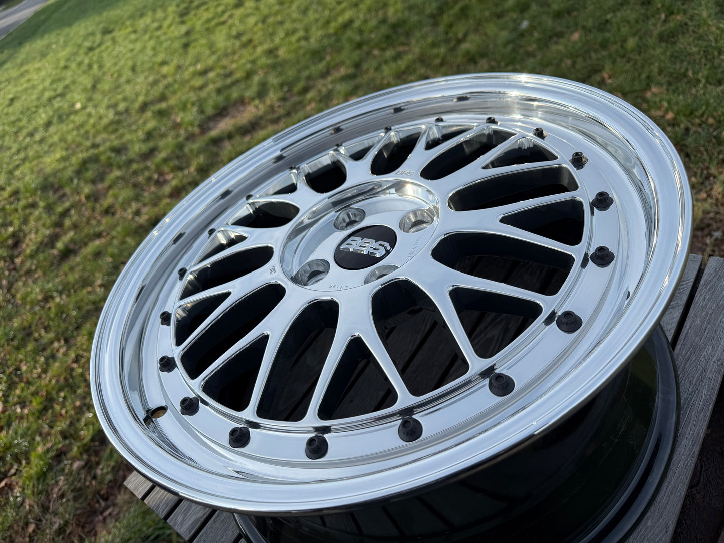 17” BBS LM 4x100 wheels ( LM 198 )