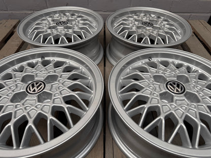 15” BBS RA 4x100 Wheels ( VW Golf 2 GTI & G60 )