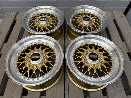 15” Original BBS RS 4x100 wheels ( RS 070 )