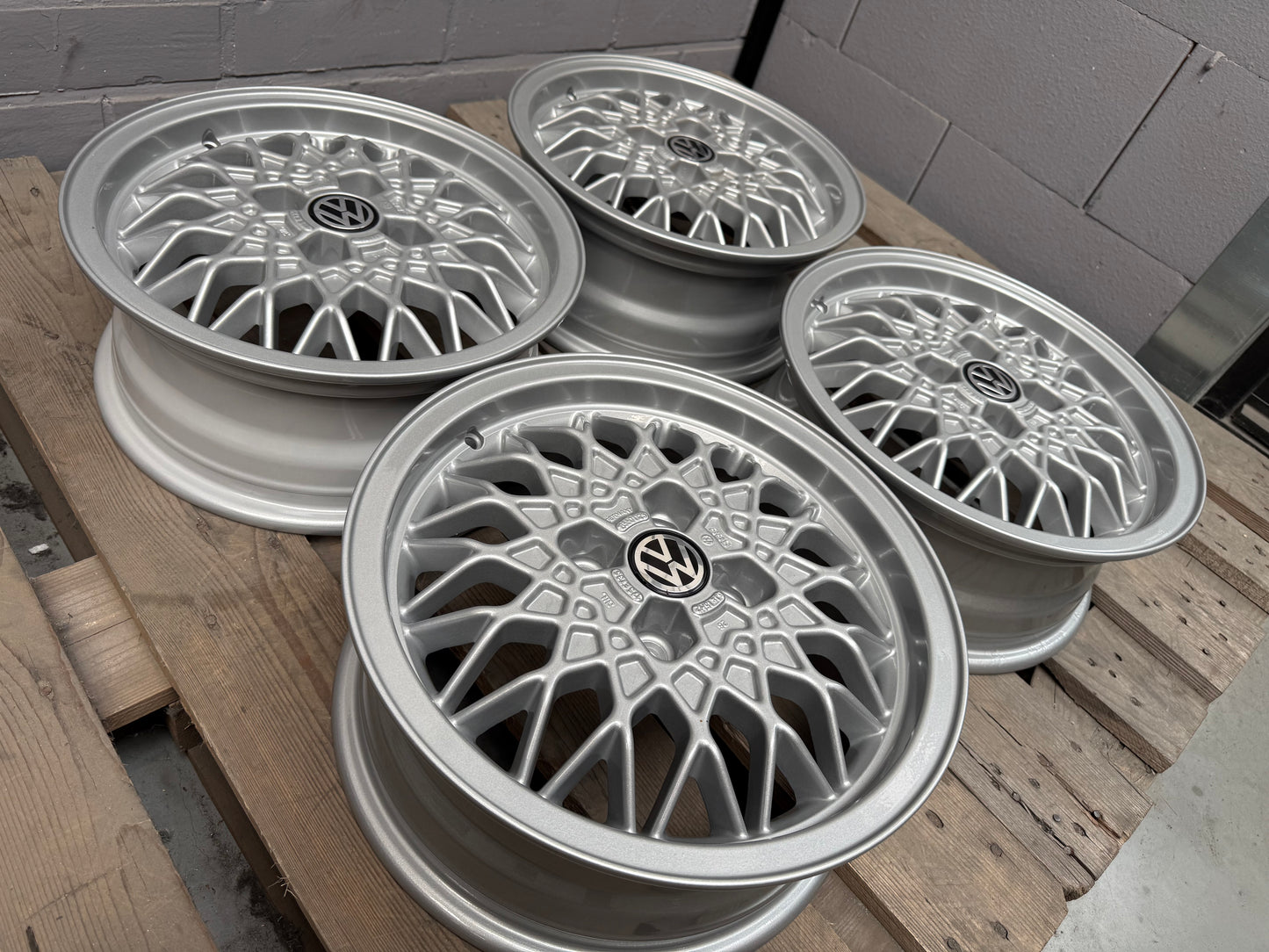 15” BBS RA 4x100 Wheels ( VW Golf 2 GTI & G60 )