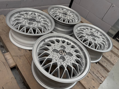 15” BBS RA 4x100 Wheels ( VW Golf 2 GTI & G60 )