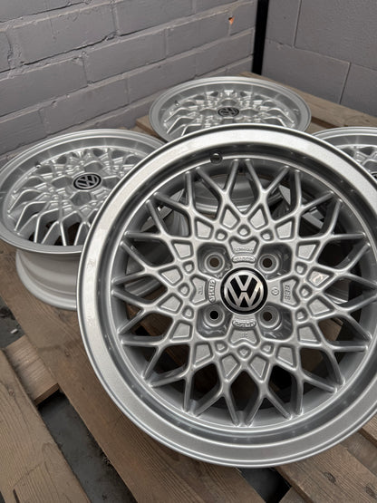 15” BBS RA 4x100 Wheels ( VW Golf 2 GTI & G60 )