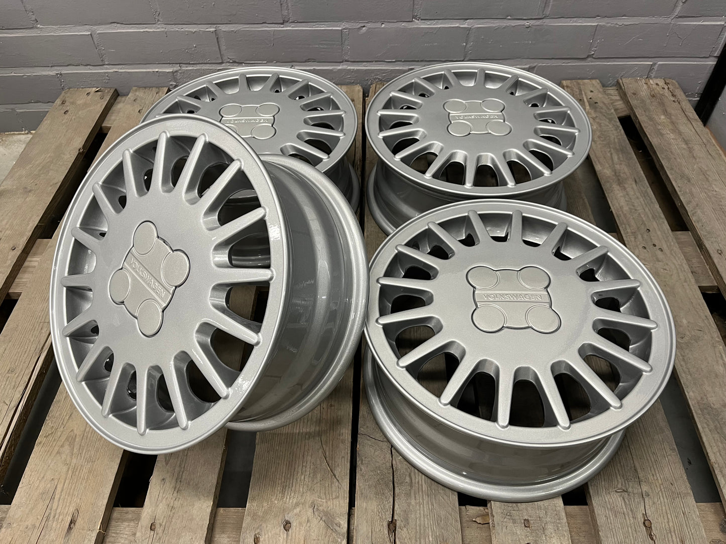 15” Vw Sebring G60 4x100 wheels ( Rallye Golf Corrado )