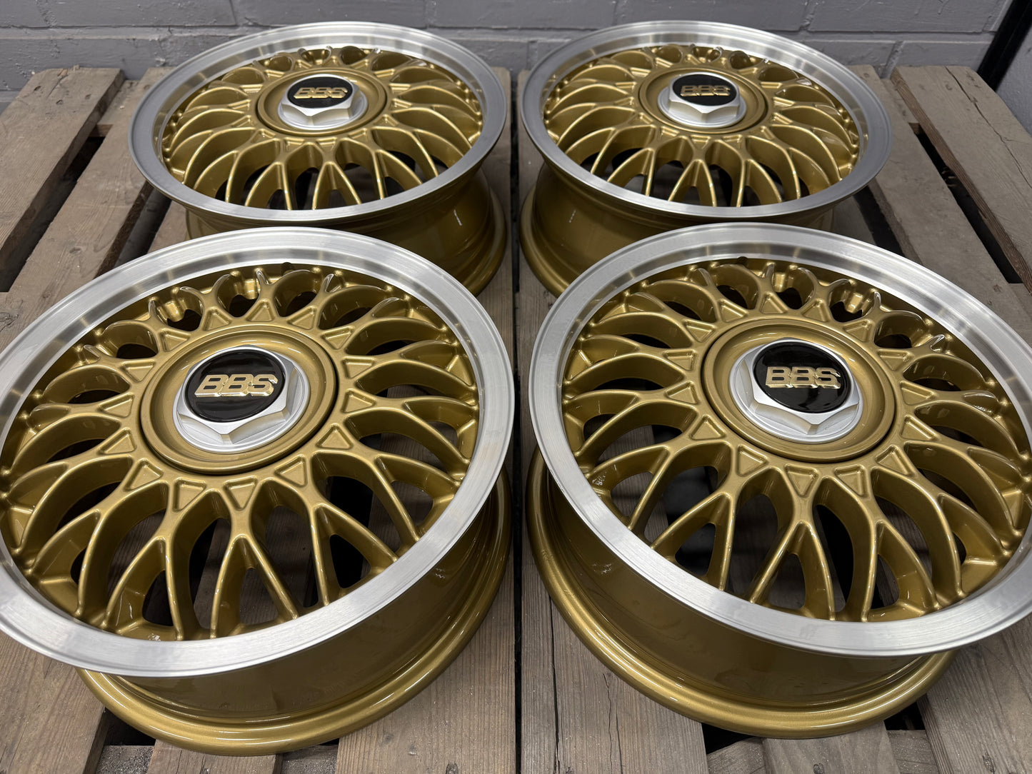15” BBS RZ 4x100 wheels ( RZ 433 )