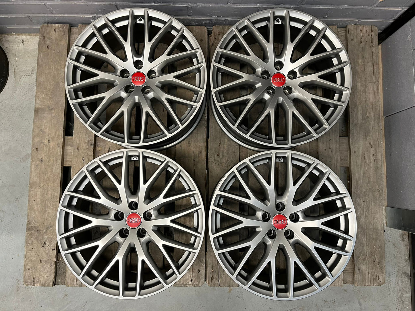 20” Original Audi 5x112 Y-Spoke wheels