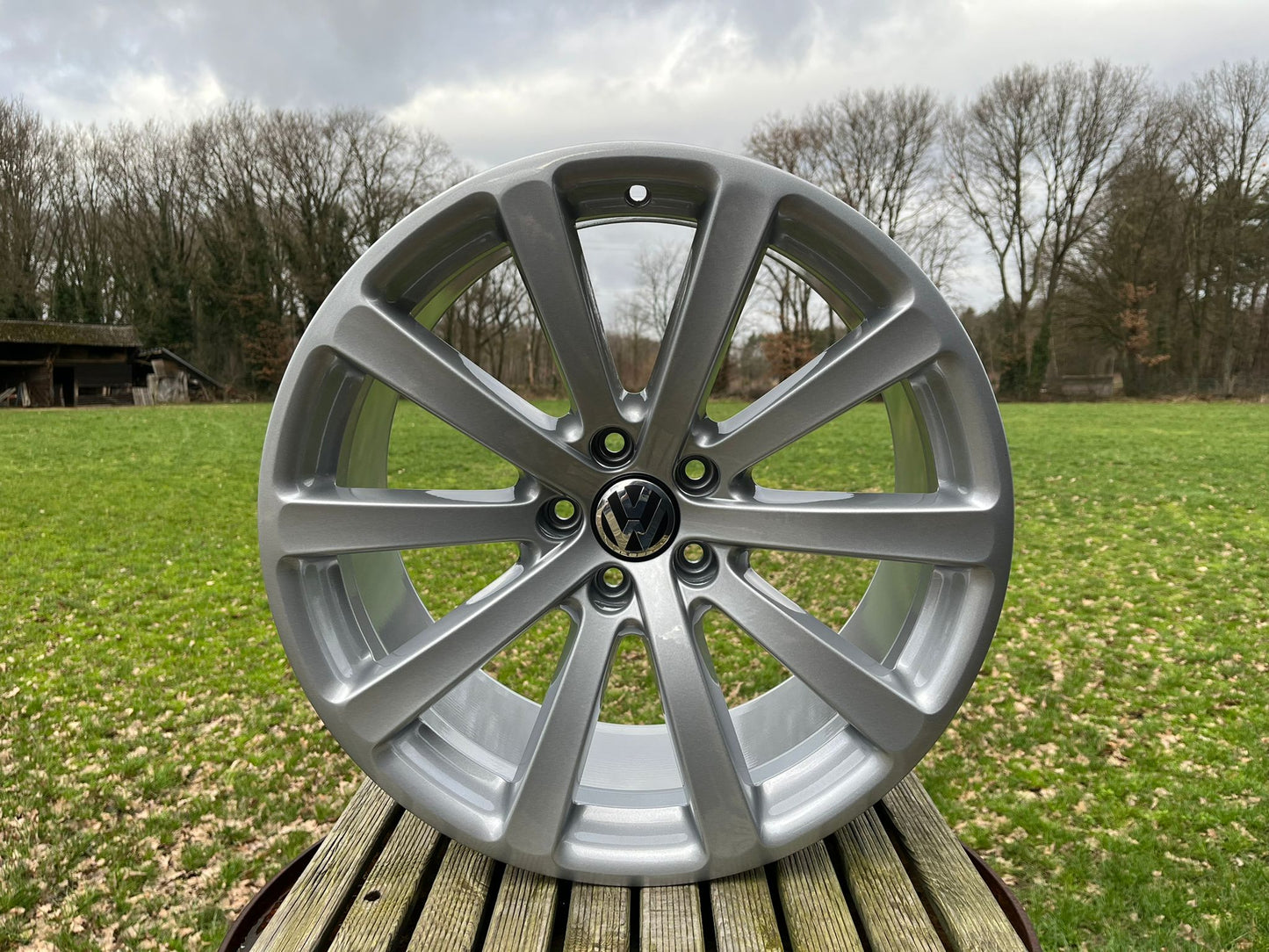 19” Original Vw Omanyt 5x112 Wheels ( Tiguan R36 R32 )