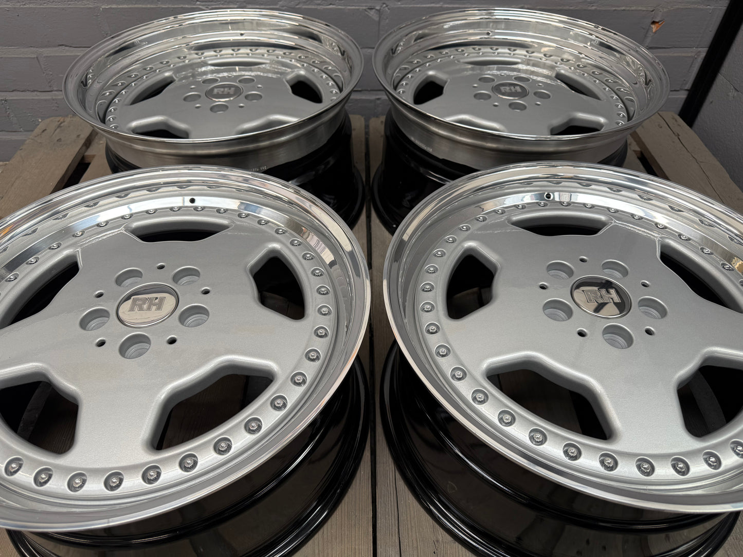 18” RH ZW2 Topline 5x112 wheels ( Mercedes AMG Aero Look )