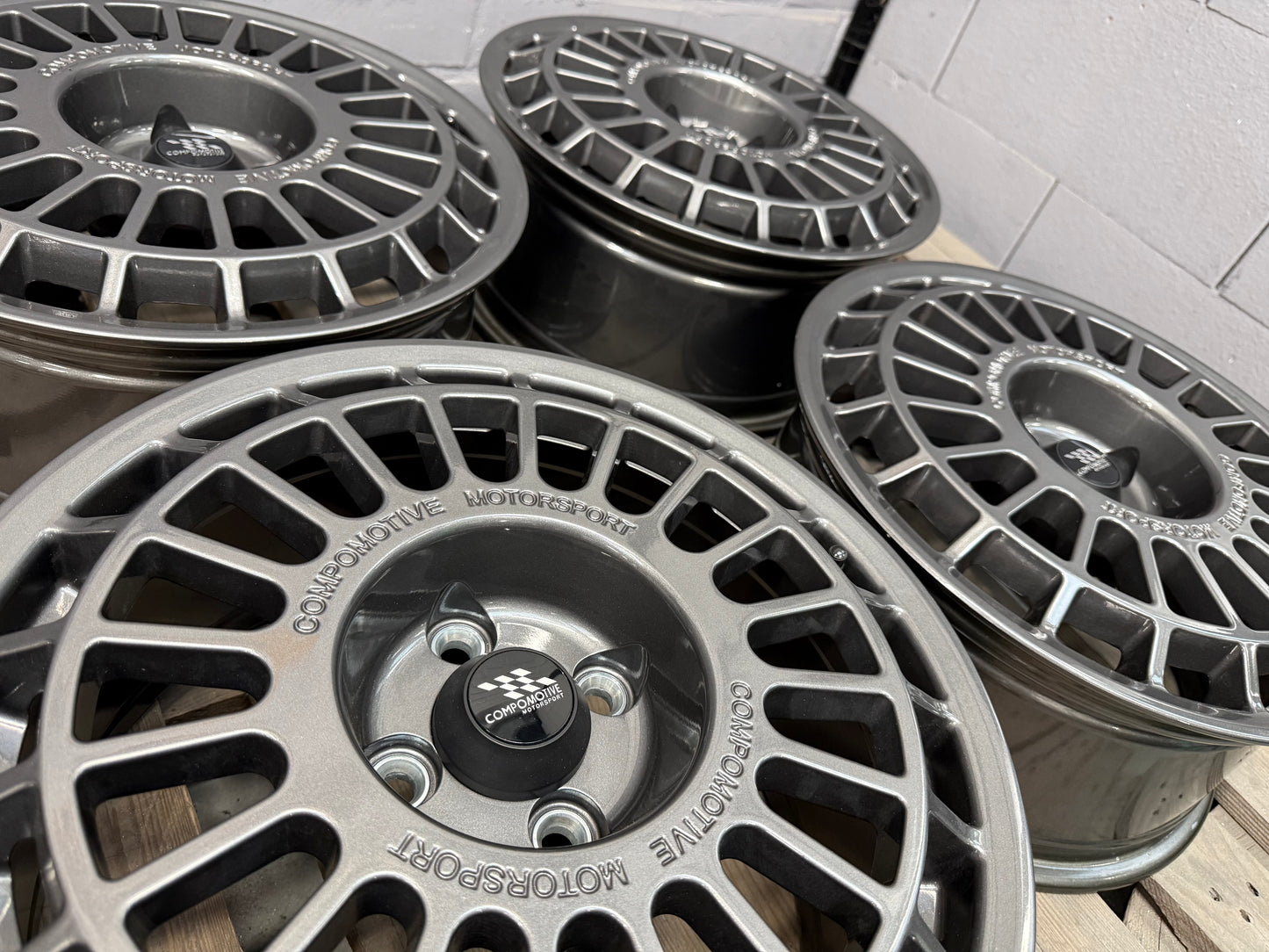 16” Compomotive TH2 1671 4x100 wheels