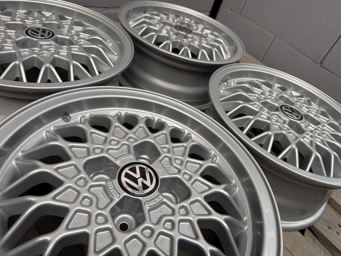 15” BBS RA 4x100 Wheels ( VW Golf 2 GTI & G60 )