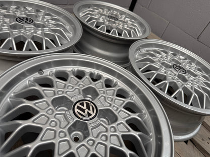 15” BBS RA 4x100 Wheels ( VW Golf 2 GTI & G60 )
