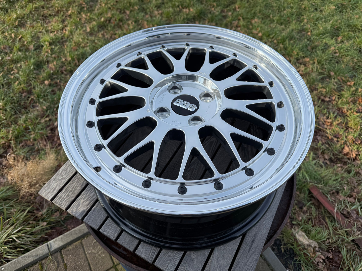 17” BBS LM 4x100 wheels ( LM 198 )