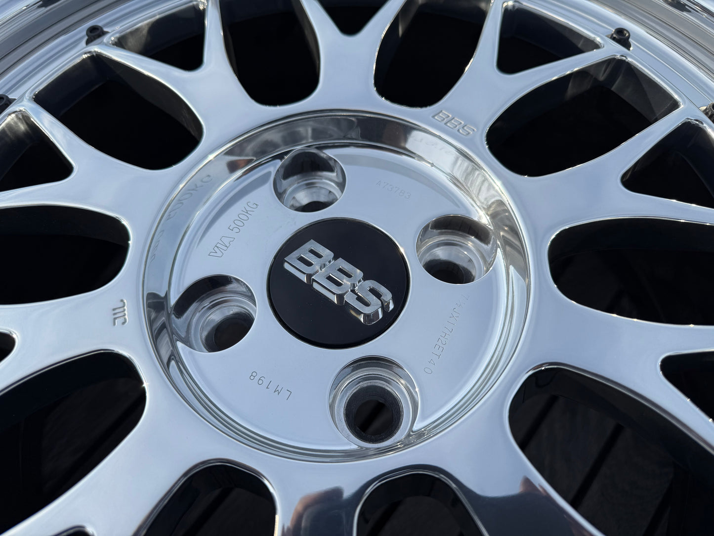 17” BBS LM 4x100 wheels ( LM 198 )