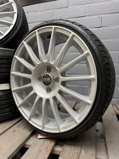 17” Oz Superturismo 4x100 wheels ( Nankang 185/35r17 )