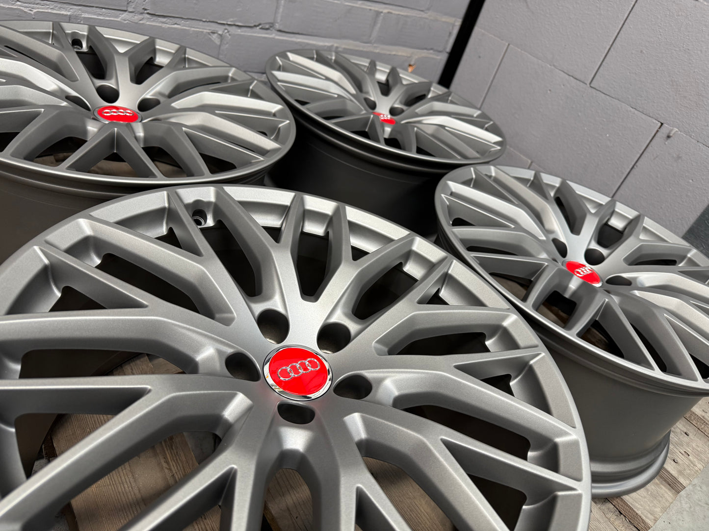 19” Original Audi 5x112 Y-Spoke wheels