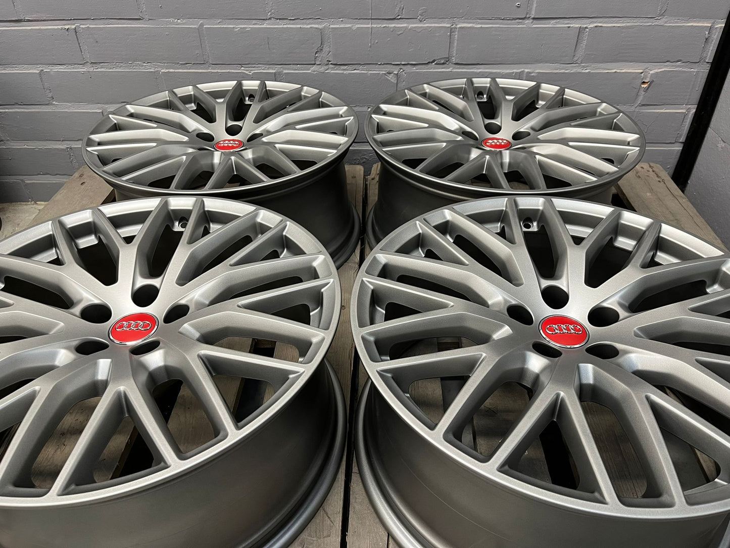 20” Original Audi 5x112 Y-Spoke wheels