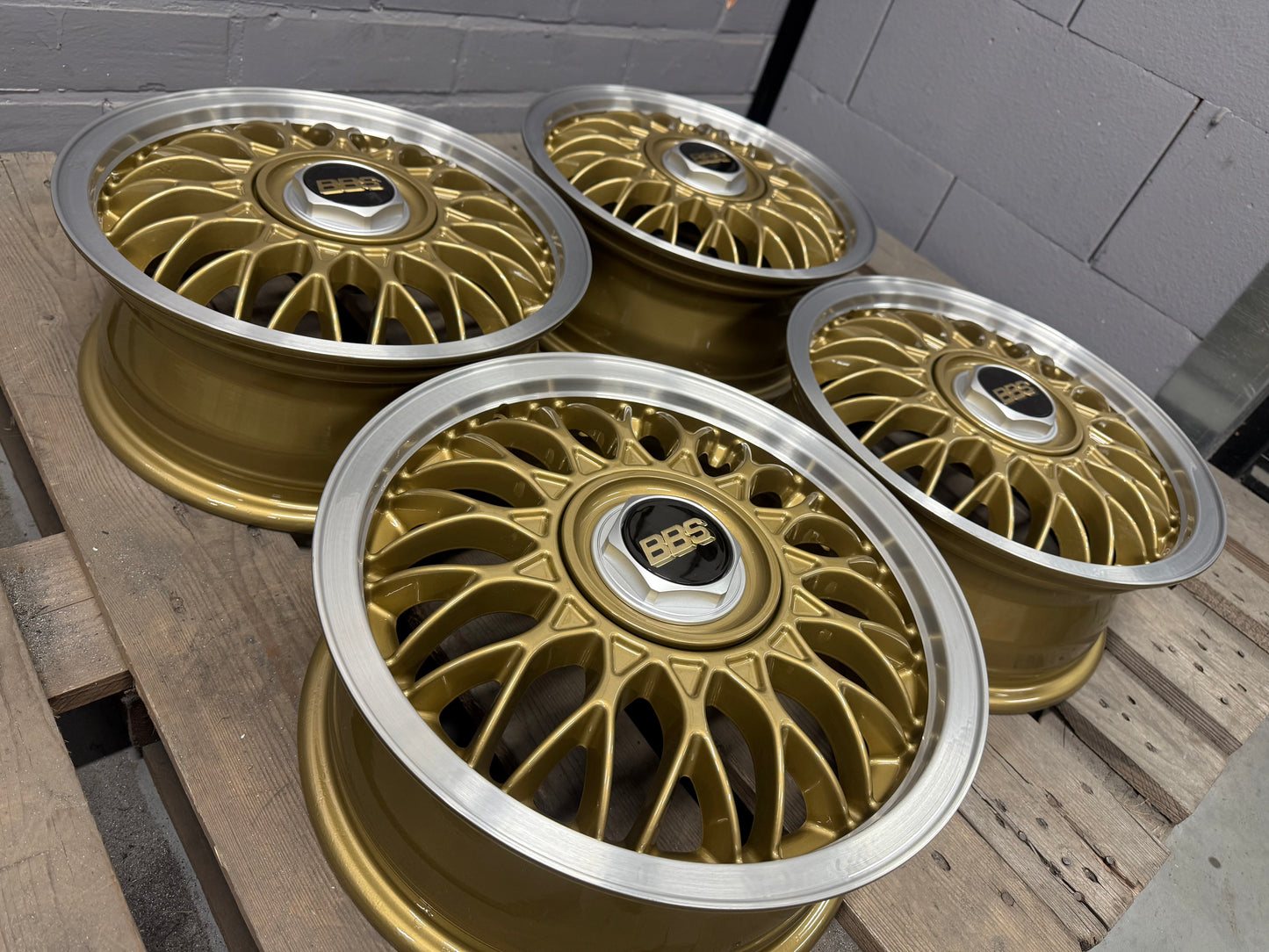 15” BBS RZ 4x100 wheels ( RZ 433 )