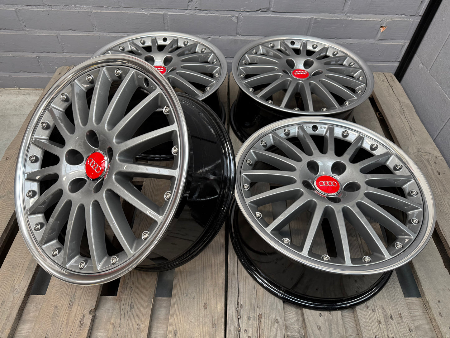 18” Audi Calito 5x112 wheels ( BBS RT250 )
