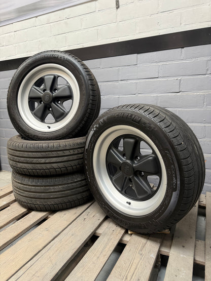 16” Original Porsche 911 Fuchs wheels ( 5x130 ) + Michelin Tires
