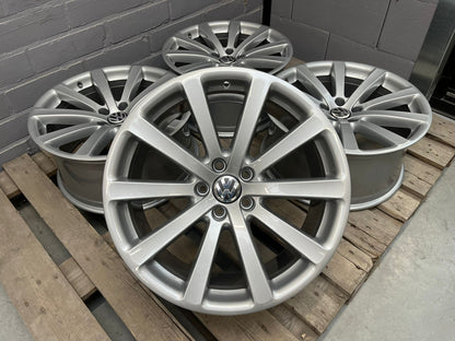 19” Original Vw Omanyt 5x112 Wheels ( Tiguan R36 R32 )