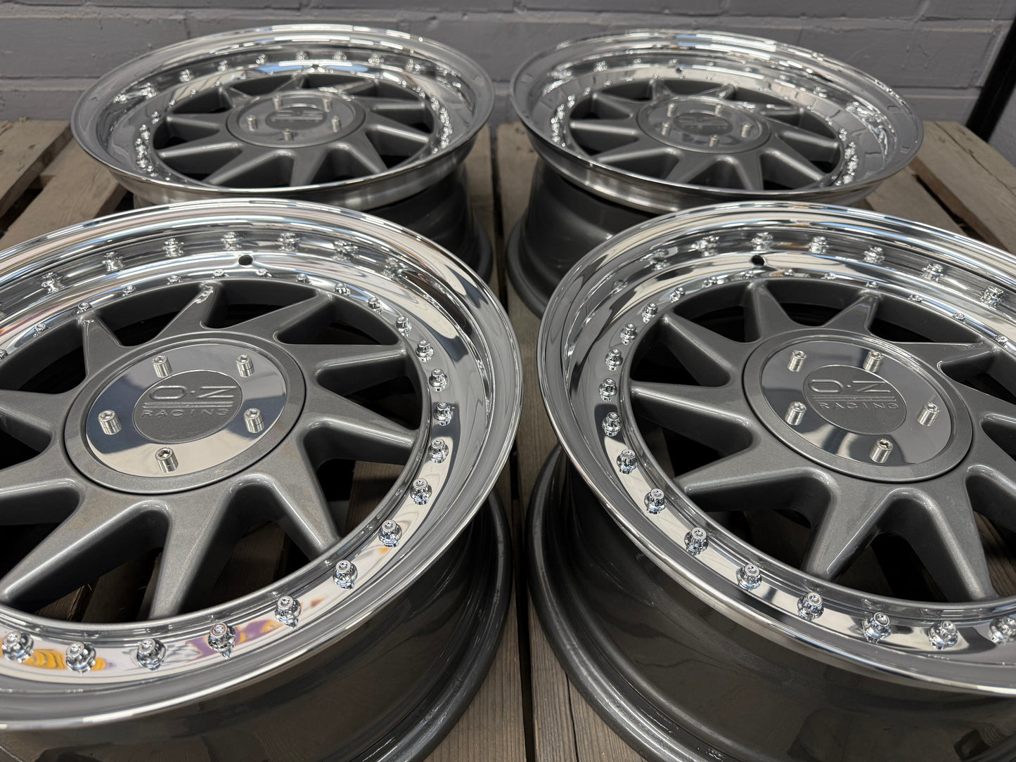 15” Oz Turbo 4x100 Wheels