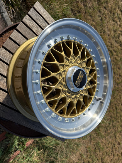 15” Original BBS RS 4x100 wheels ( RS 070 )
