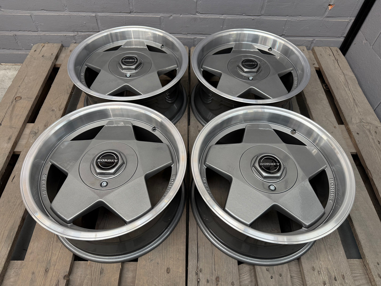 16” Borbet A 5x98 wheels ( Fiat Lancia Alfa )