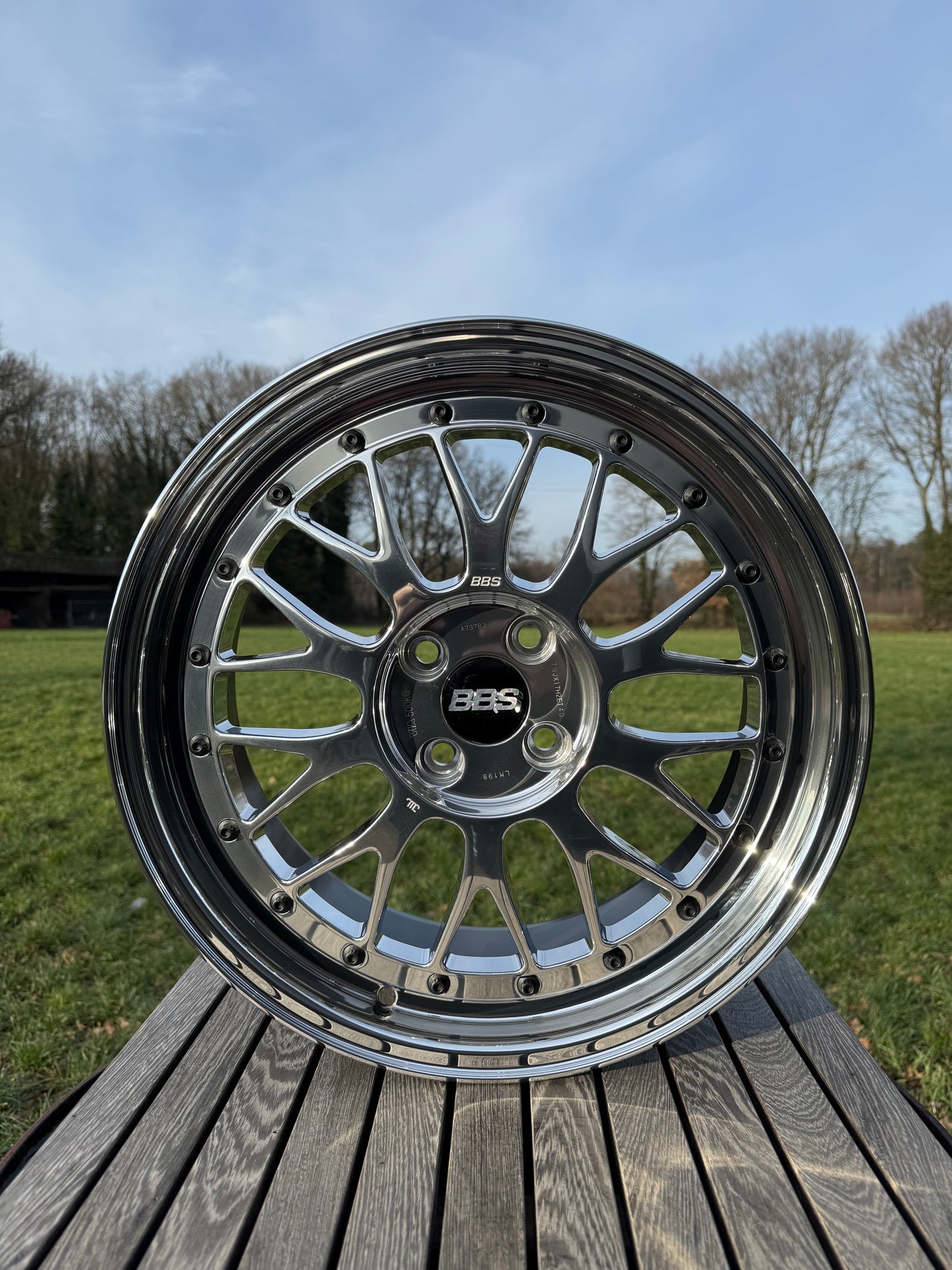 17” BBS LM 4x100 wheels ( LM 198 )