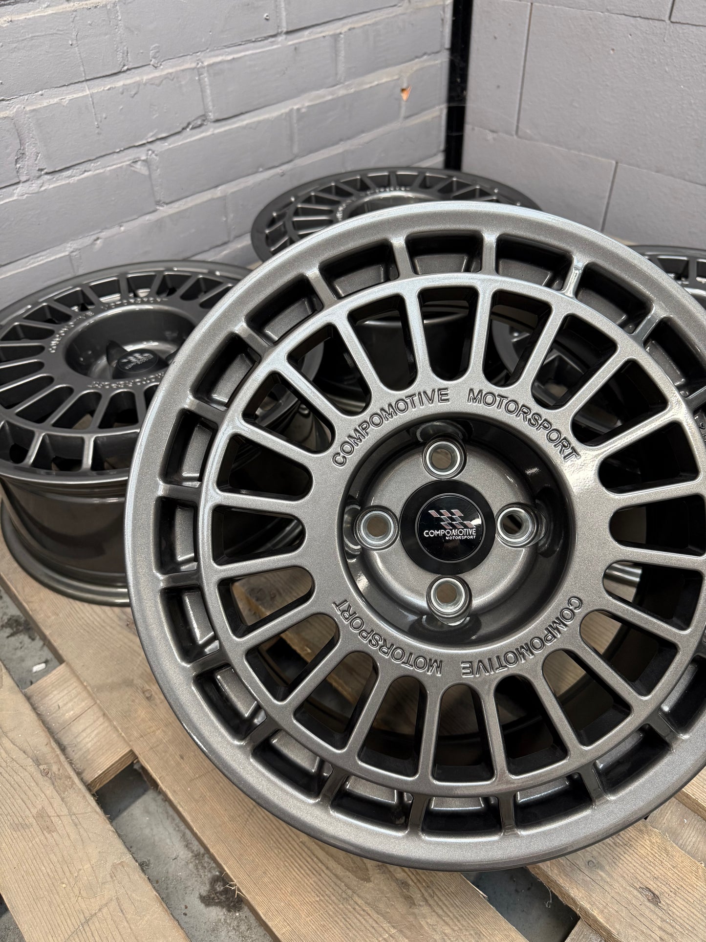 16” Compomotive TH2 1671 4x100 wheels